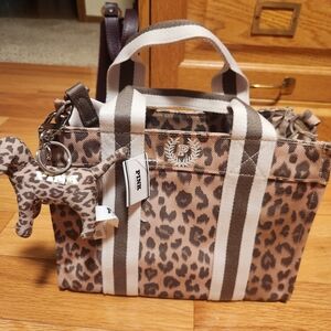 PINK Victoria's Secret Leopard Print Crossbody Bag